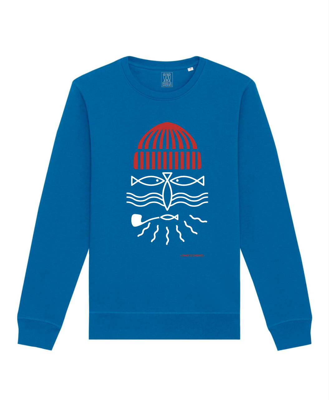 Sweat Mixte Bleu "Pêcheur"