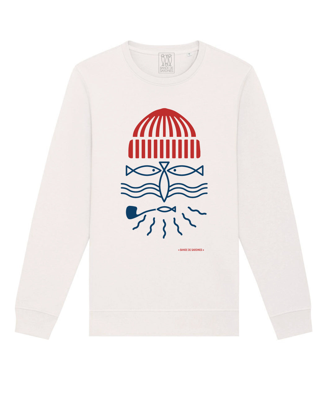 Sweat Mixte Creme "Pêcheur"