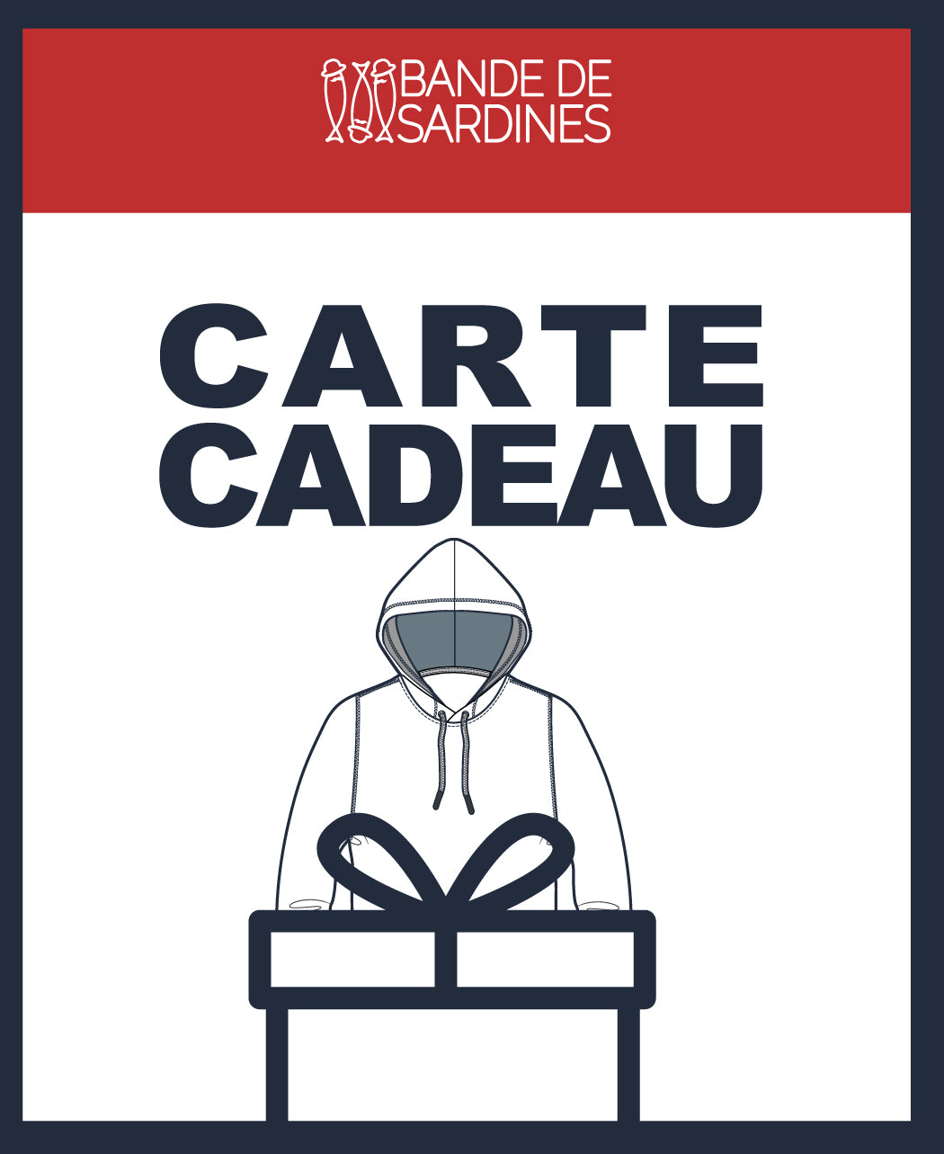 Carte cadeau Sweat + livraison au prix du sweat seul