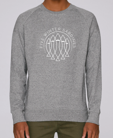 SWEAT HOMME FIVE GRIS