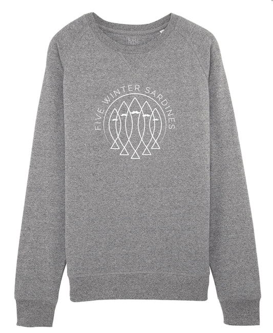 SWEAT HOMME FIVE GRIS