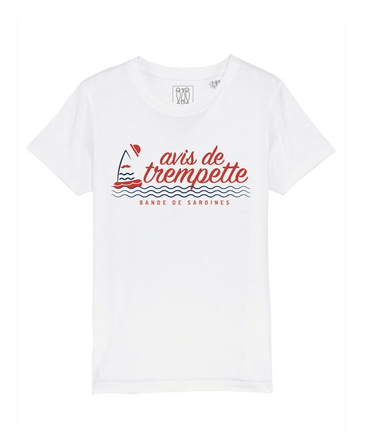 T-shirt Enfant Trempette Blanc