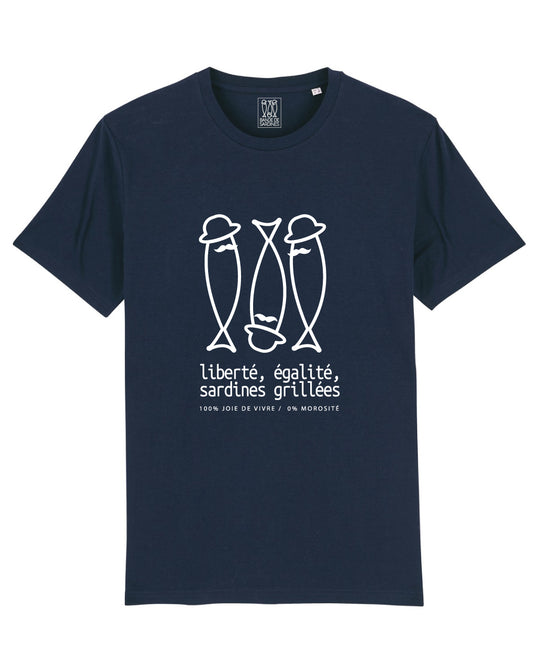 Grillade / T-Shirt H Bleu marine