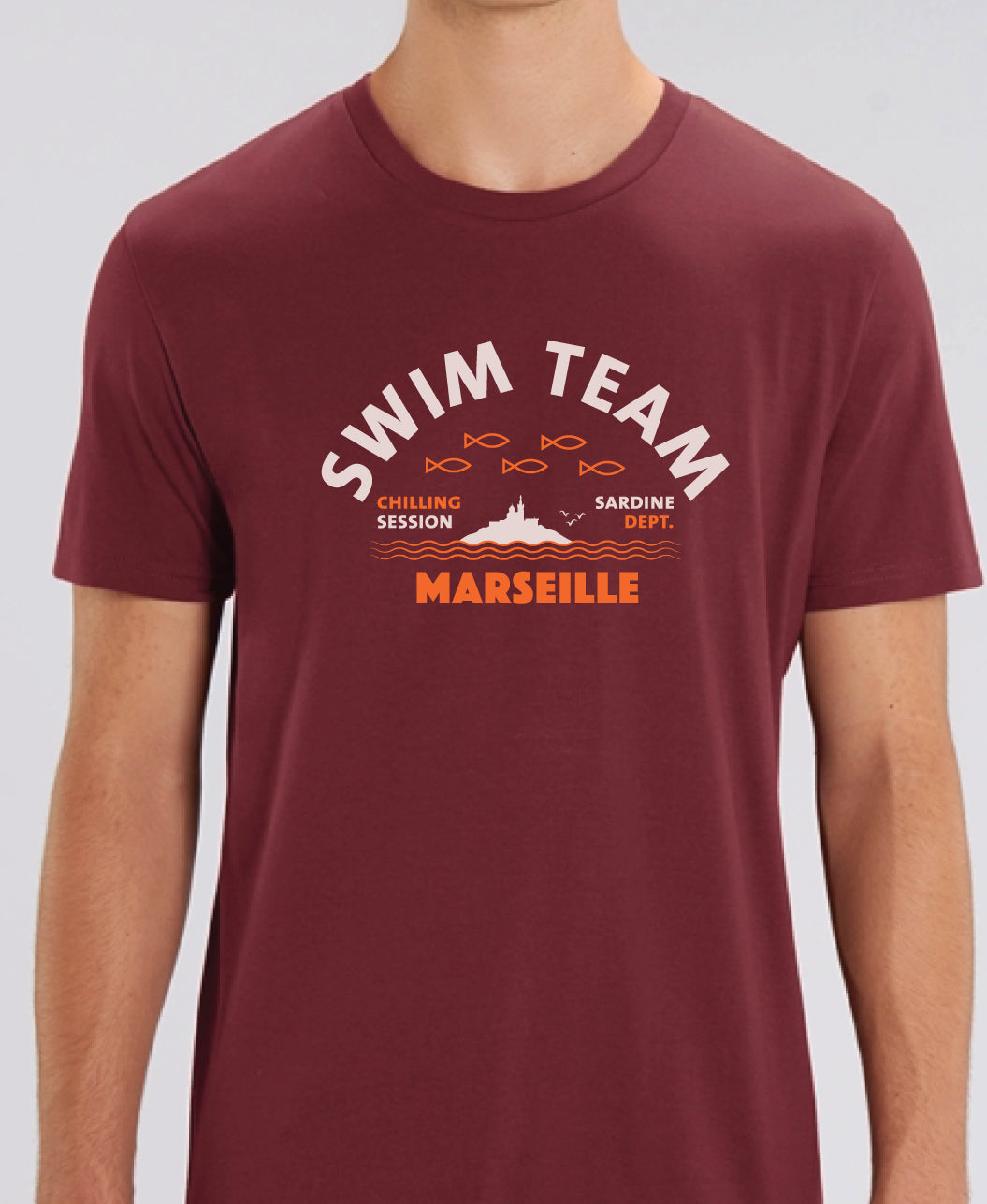 Swim Team / T-Shirt H Bordeau