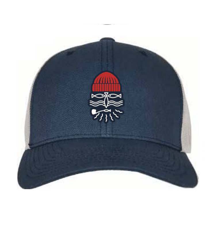 Casquette Pecheur Navy / Blanc