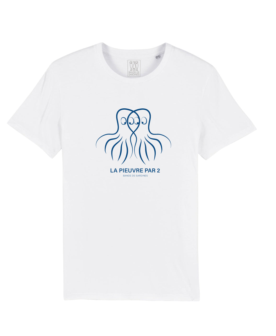 Pieuvre / T-Shirt H Blanc