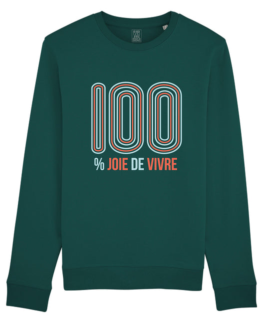 Sweat "100%" Vert