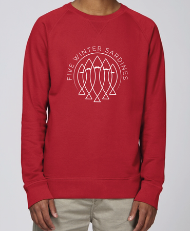 SWEAT HOMME FIVE ROUGE