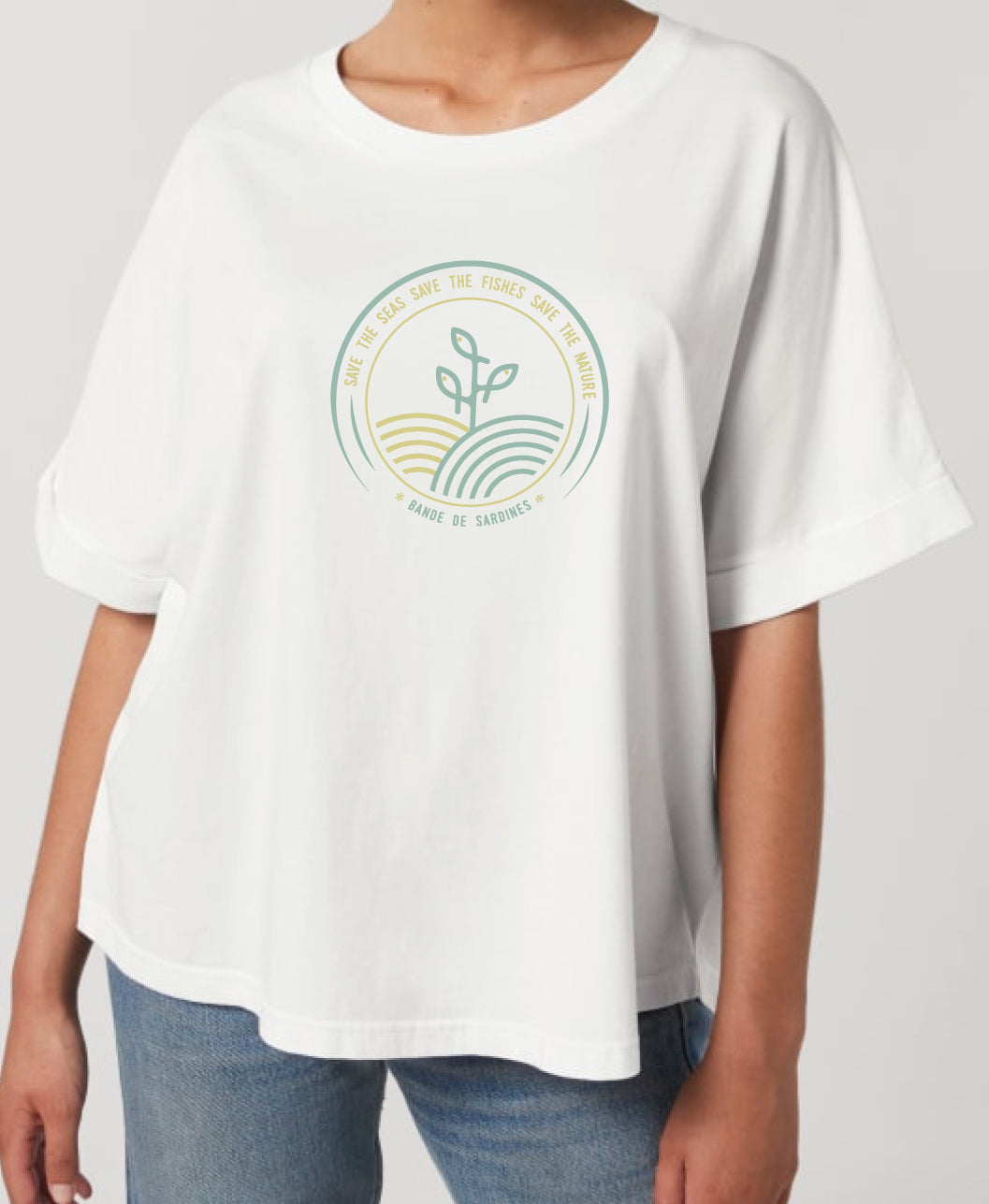 Beans T-shirt Femme Blanc