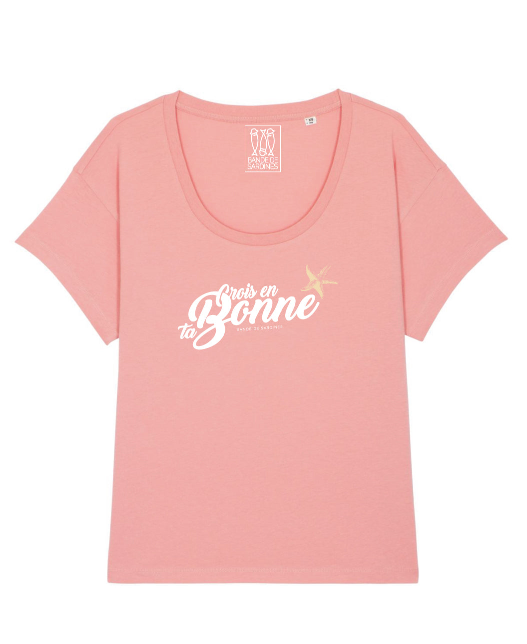 Etoile T-shirt Femme Rose