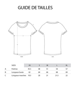 T-Shirt Femme "Avis de Trempette" blanc