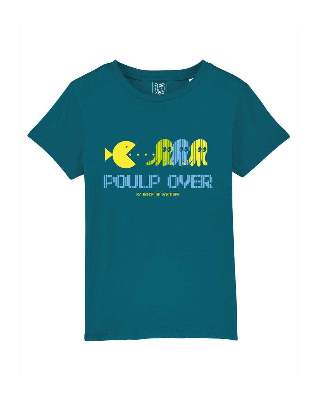 T-shirt Enfant Poulp Over Bleu Ocean