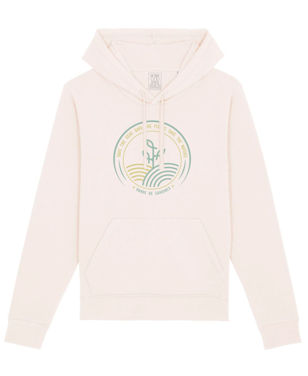 Sweat a Capuche Beans - Blanc Nature