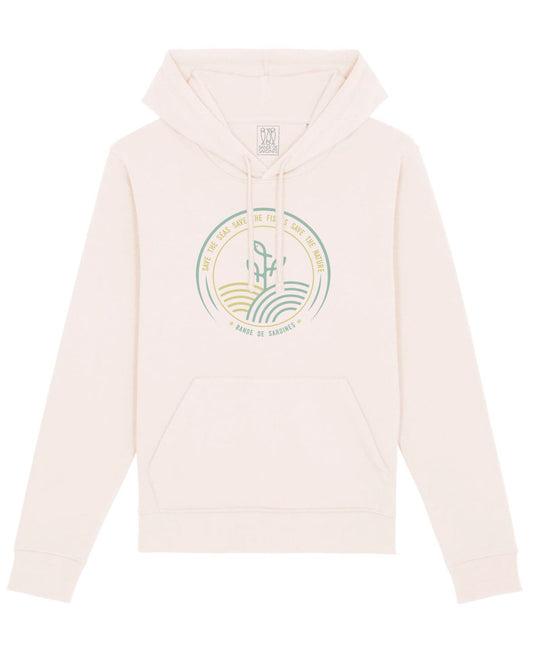 Sweat a Capuche Beans - Blanc Nature