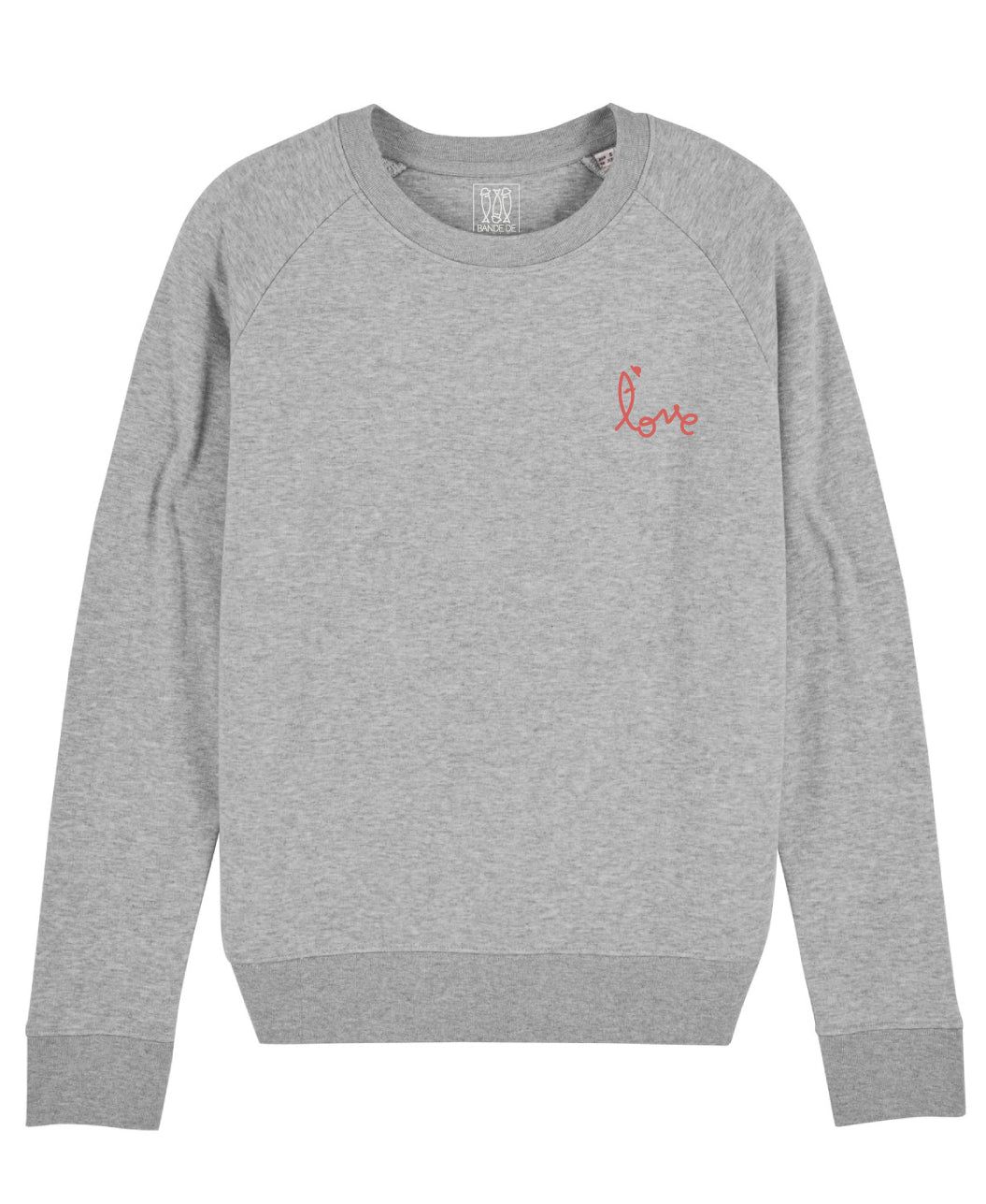 Sweat F Gris  "Love"